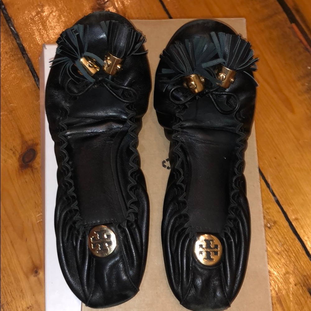 Tory Burch Reese Tassel Ballet Flats